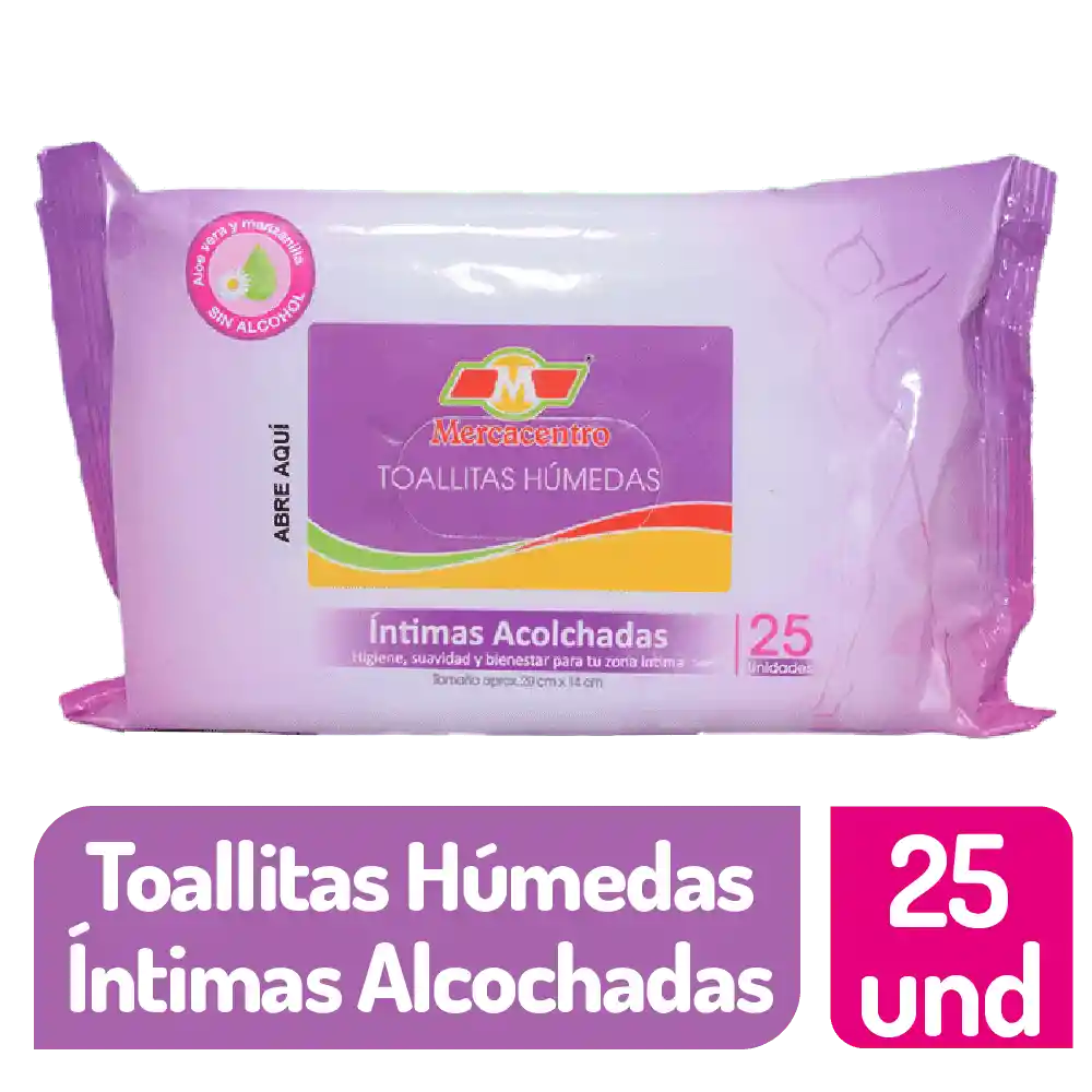 Toallitas Mercacentro Íntimas 250 Und