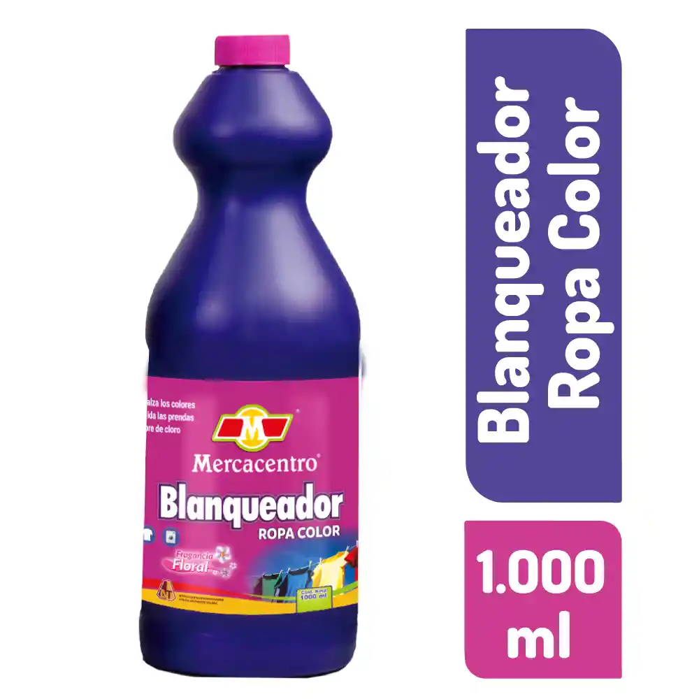 Blanqueador Mercacentro Ropa Color 1000 Ml