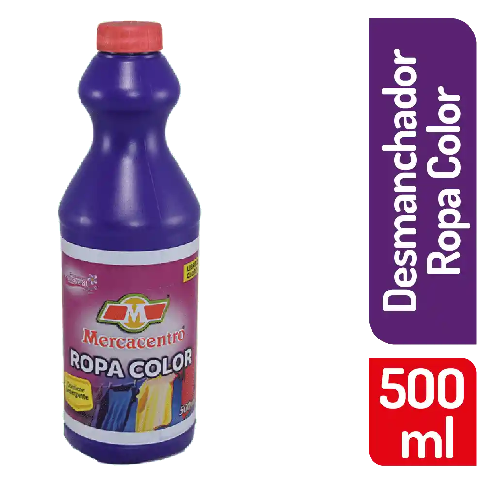 Blanqueador Mercacentro Ropa Color 500 Ml