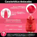 Vibrador Rosa Consolador Punto G Y Clítoris Juguete Premium