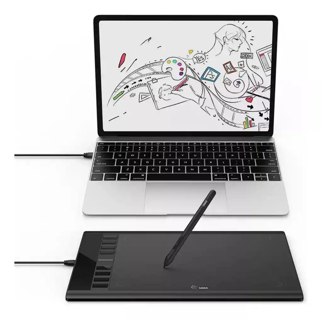 Tableta Gráfica Ugee M708 Compatible Android Y Pc