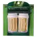 Palillos En Madera Con Dispensador Para Dientes
