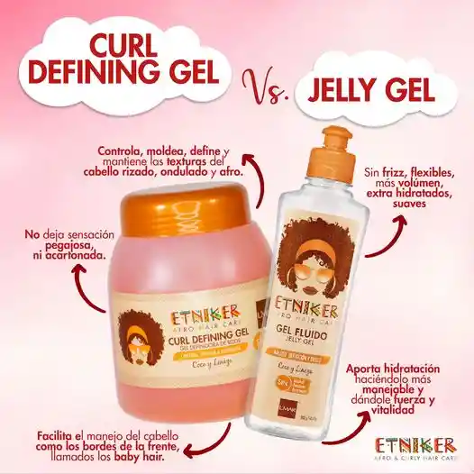 Gel Definidor De Rizos Etniker 300g