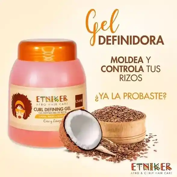 Gel Definidor De Rizos Etniker 300g