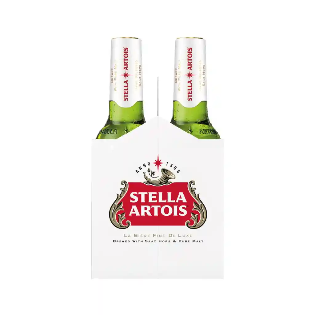 Stella Artois Cerveza En Botella 24 Unidades / 300 Ml