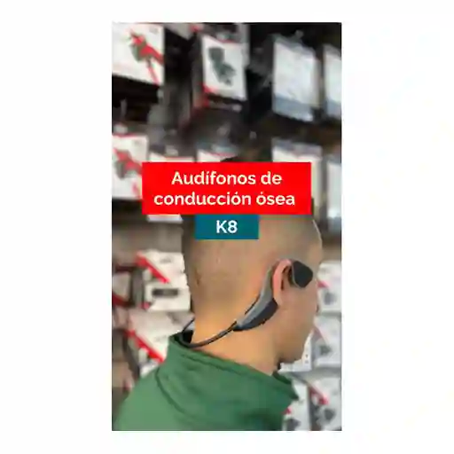 Audifonos Recargables Oseos Resistentes Al Sudor K8