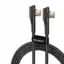 Cable Tipo L90° Toocki Usb-c A Usb-c 2m 60w Carga Rapida
