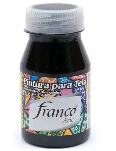 Pintura Para Tela Resistente Al Lavado 30 Cc Negro