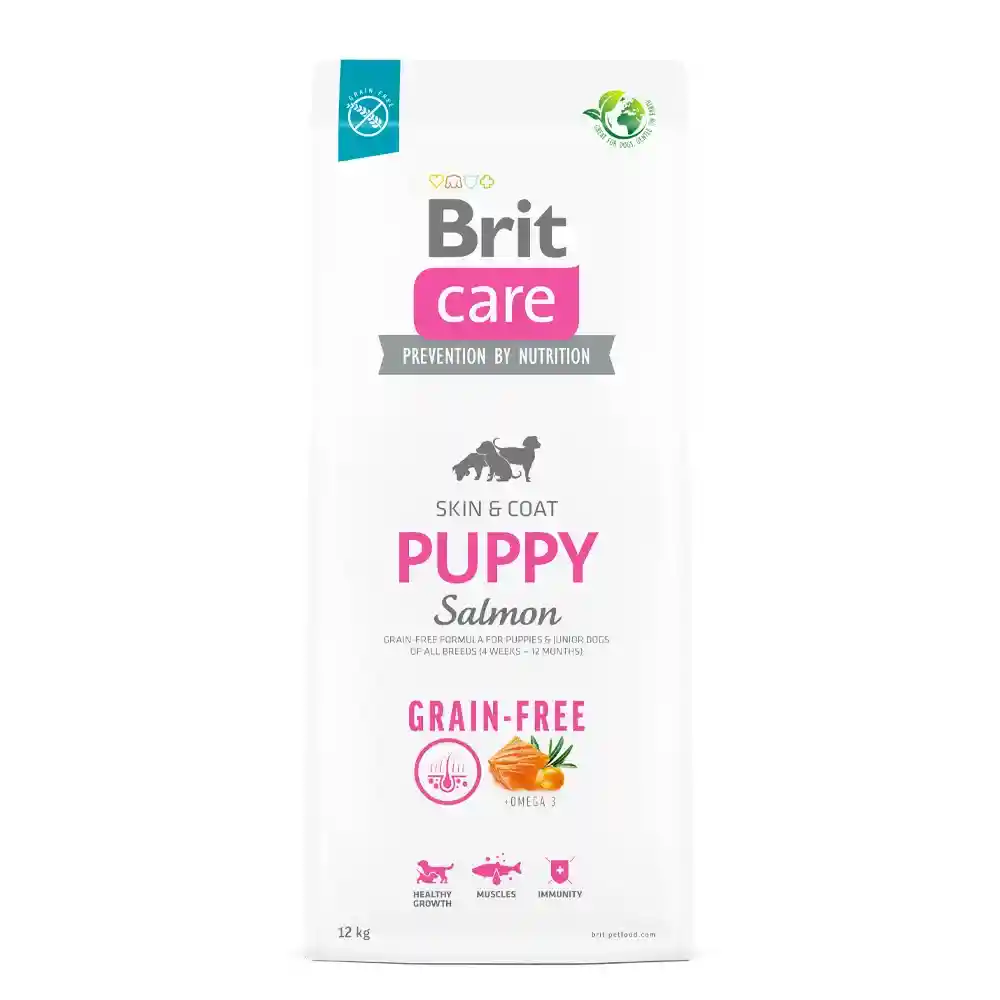 Brit Care Dog Grain Free Puppy Salmon X 12 Kg