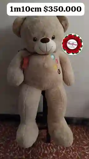 Oso De Peluche Grande De Color Marrón