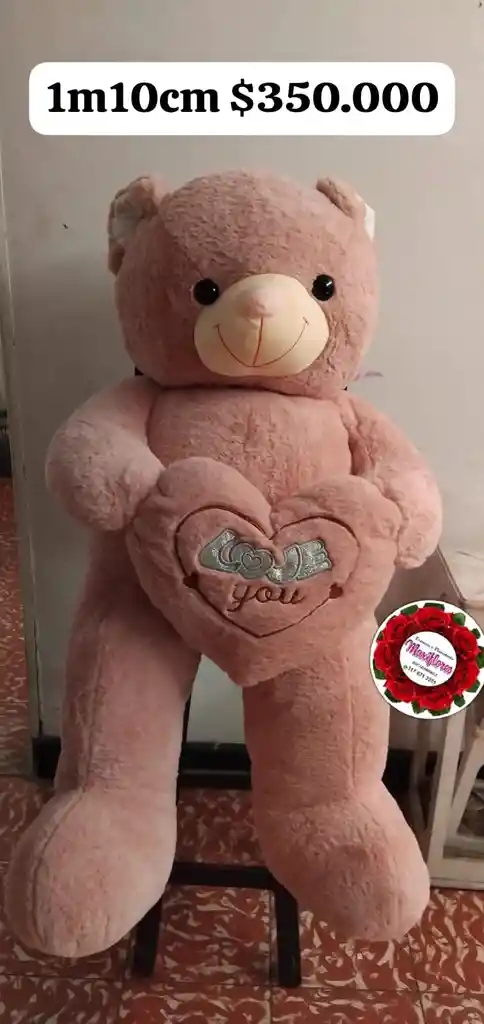 Oso De Peluche De Color Rosado