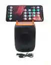 Parlante Bluetooth Con Soporte Para Celular X-912 (negro/naranja)