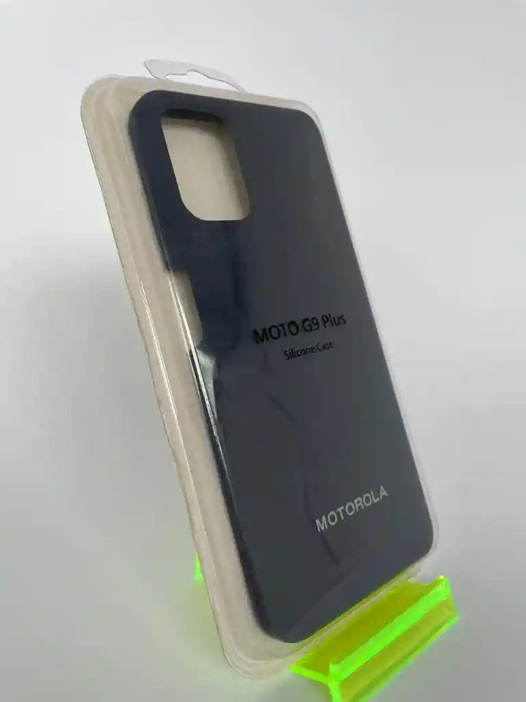 Silicon Case Moto G9 Plus/azul Oscuro