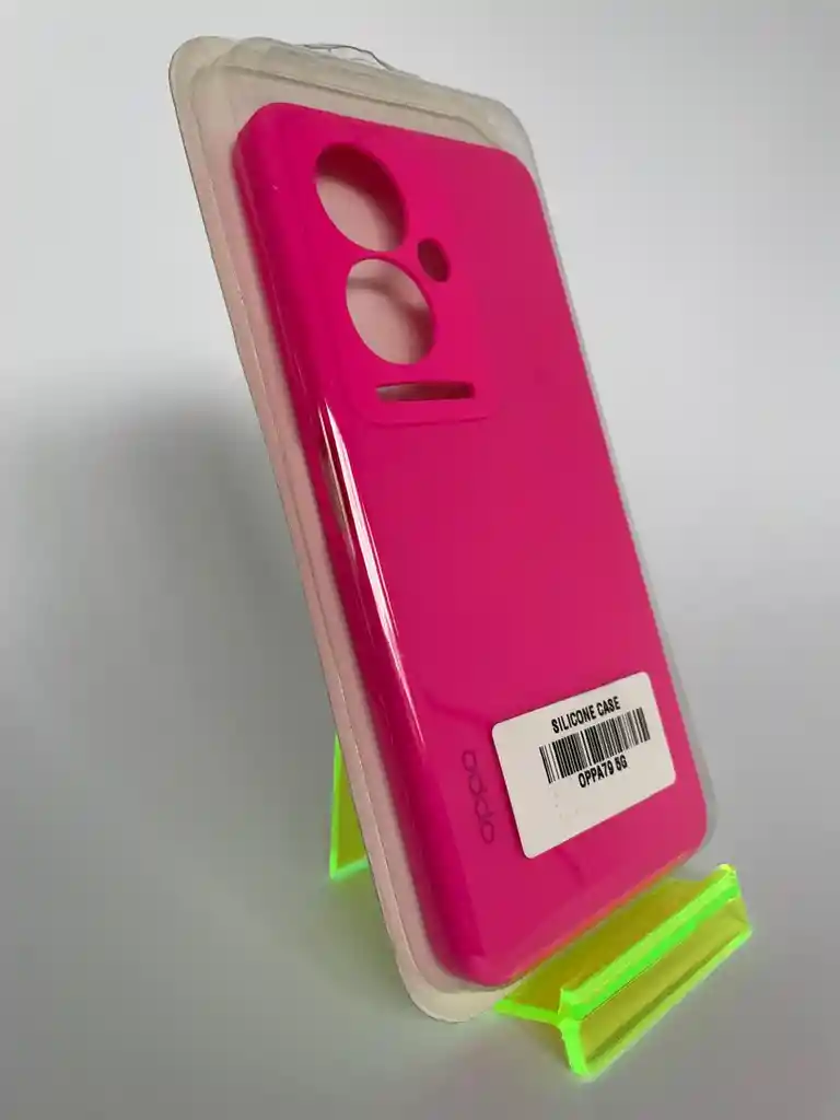 Silicon Case Oppo A79 5g Fucsia