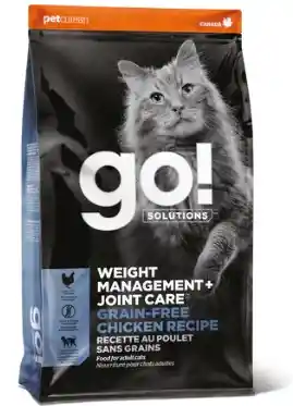 Go! Para Gatos Weight Management + Joint Care Receta De Pollo X 1.36kg