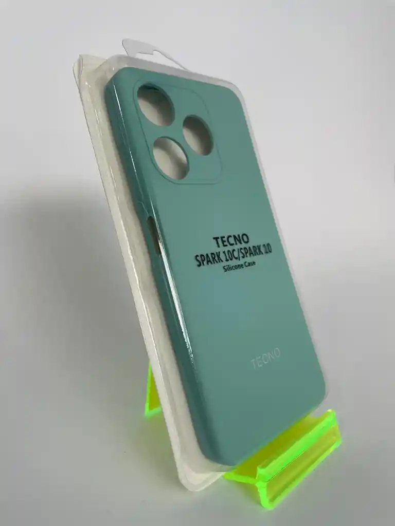 Silicon Case Tecno Spark 10/10c/verde Menta