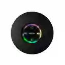 Mini Parlante De Ducha Bluetooth Luz Led 7 Colores, Manos Libres Con Micrófono Integrado, Ventosa, Bluetooth 5.0 Bts07 Impermeable (negro)