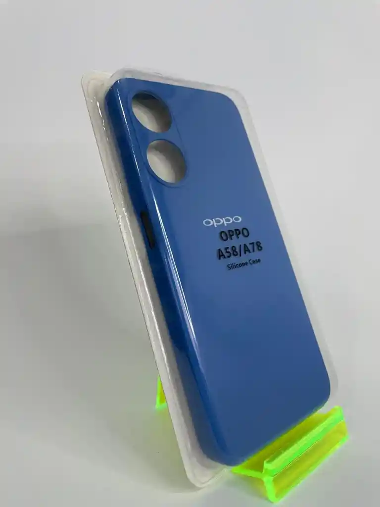 Silicon Case Oppo A58/a78/azul