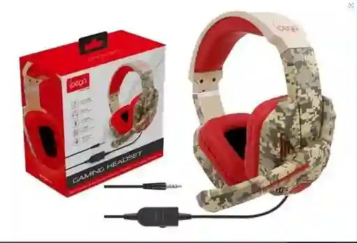 Audifonos Diadema Gamer Ipega R005 Camuflado Con Microfono