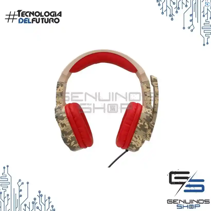 Audifonos Diadema Gamer Ipega R005 Camuflado Con Microfono