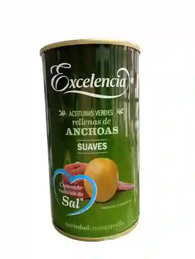 Excelencia Aceituna Rellena De Anchoa Baja En Sal