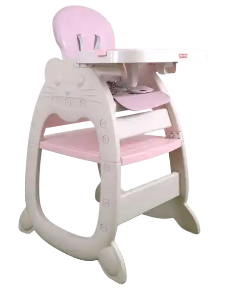 Silla De Comer 3 En 1 Rosa (om) Mdy-cl02