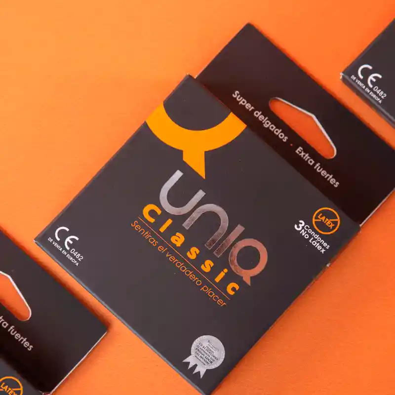 Condones Sin Látex Classic Uniq X 3 Unidades