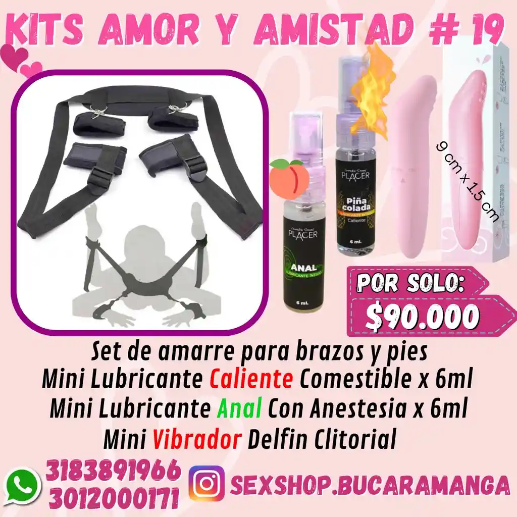 Kit Amor Y Amistad. Kit Sexual #19, Kit Arnes Y Amarre