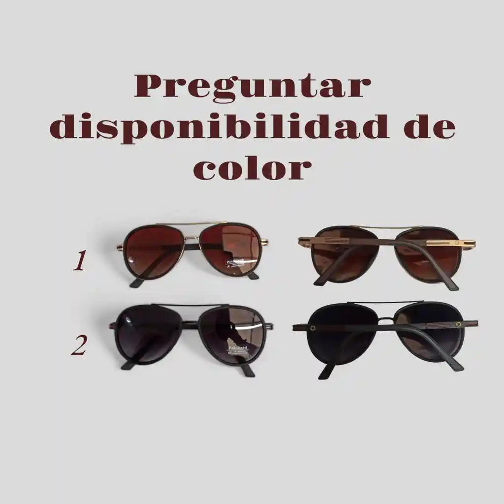 Gafas Lente Polarizado Uv400 Tipo Montblanc -aviador