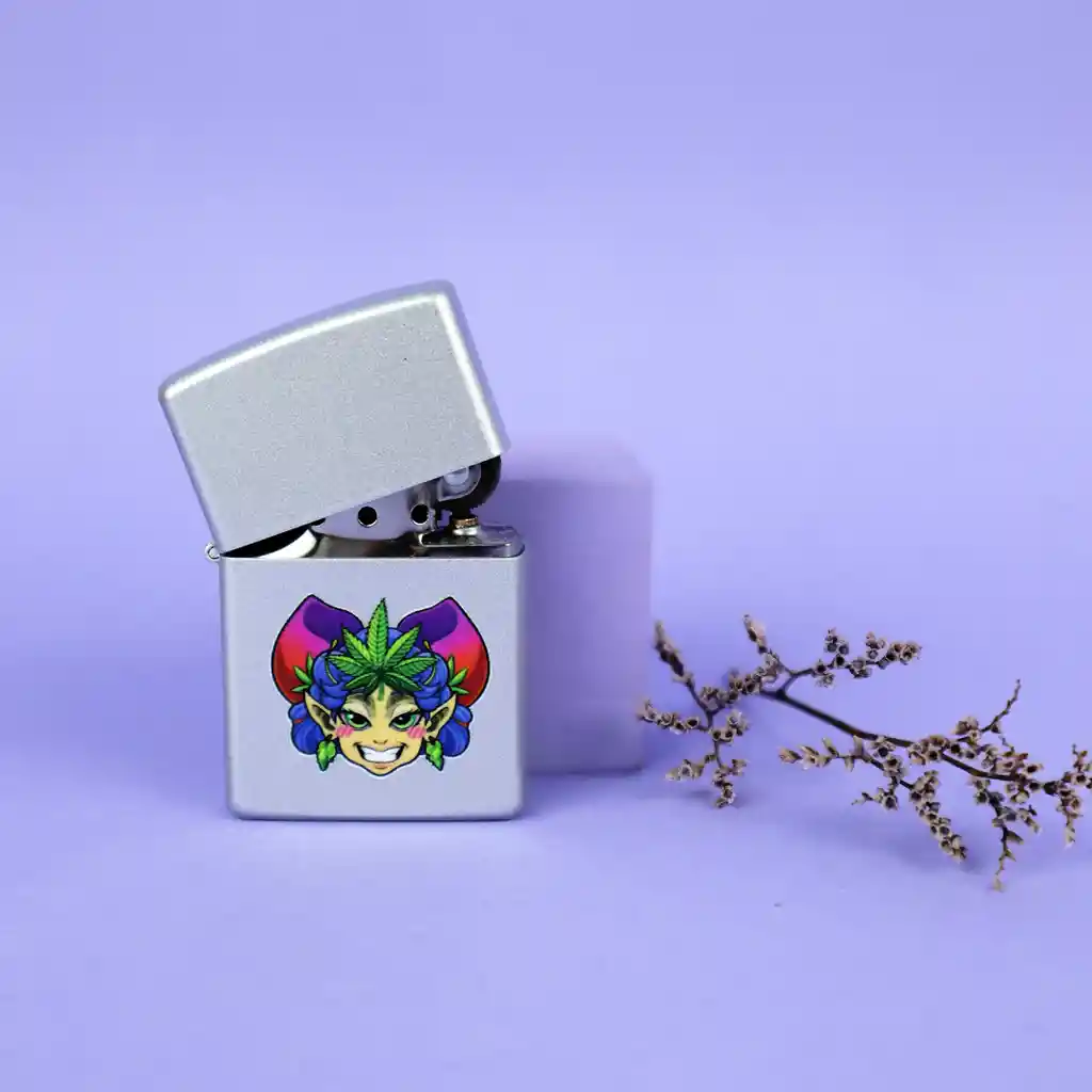 Encendedor Zippo Plateado