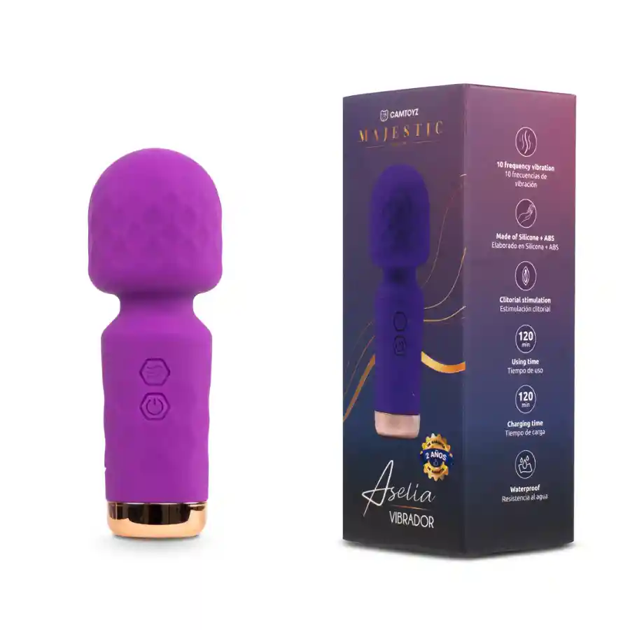 Vibrador Aselia Morado Camtoyz