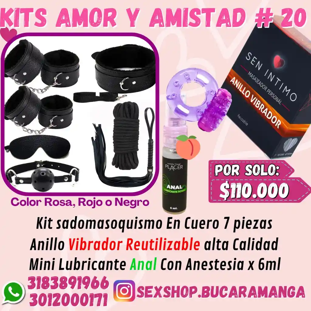 Kit Amor Y Amistad. Kit Sexual #20, Kit Arnes, Kit Sadomasoquismo