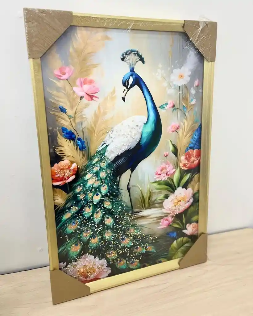 Cuadro De Pavo Real