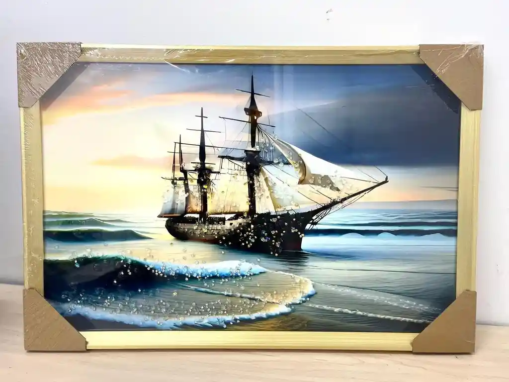 Cuadro De Velero En El Mar