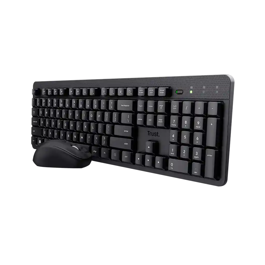 Combo Teclado Y Mouse Inalambrico Silenciosos Trust Ody 2