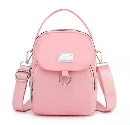 Bolso De Mano Diseño Mini Color Rosado