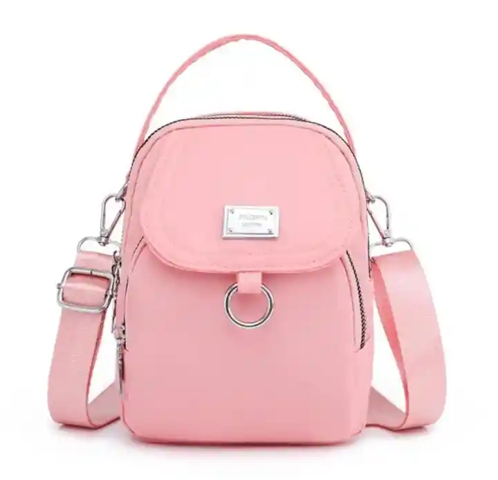 Bolso De Mano Diseño Mini Color Rosado