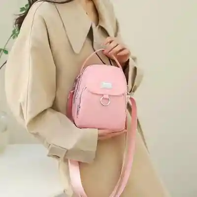 Bolso De Mano Diseño Mini Color Rosado