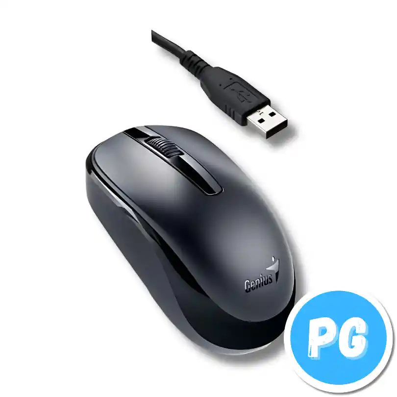 Mouse Genius De Cable Usb 2.0 Negro Ref Dx 120n