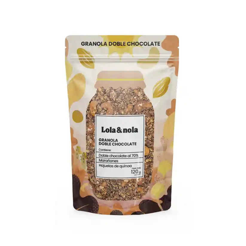 Granola Doble Chocolatx120g Doypack Lola