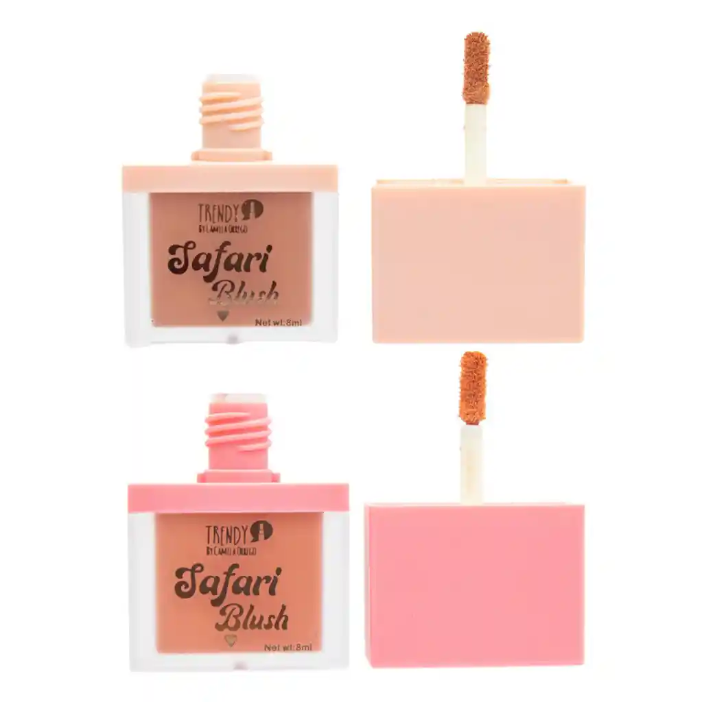 Kit Duo Rubor Liquido Trendy Safari Blush