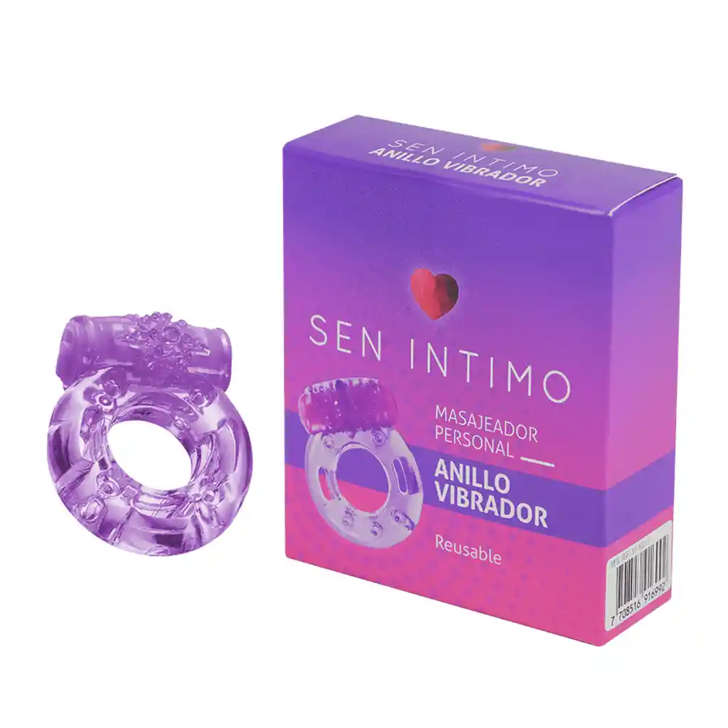 Anillo Vibrador Reutilizable Retardante