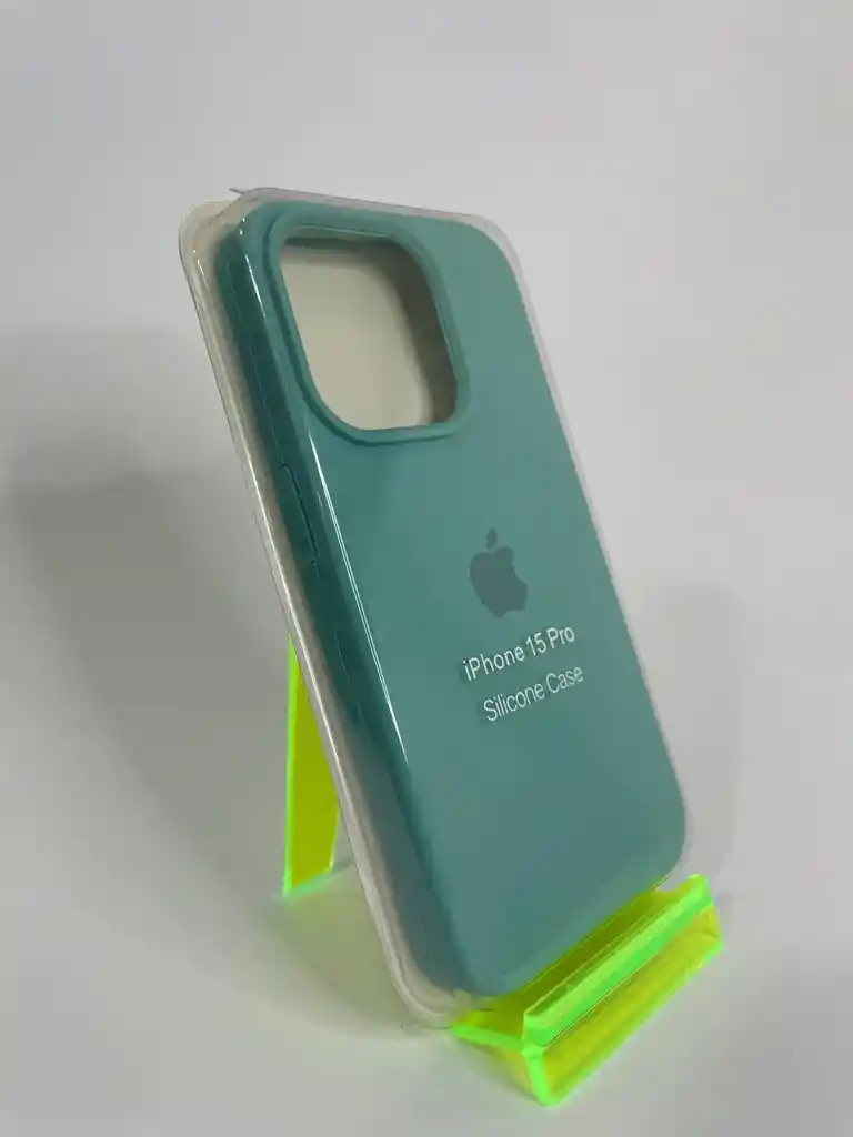 Silicon Case Iphone 15 Pro/verde Menta