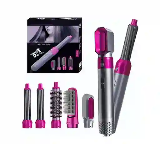 Secador Ondulador Cepillo Hot Air Styler 5 En 1 Alisador Color Colores 110v