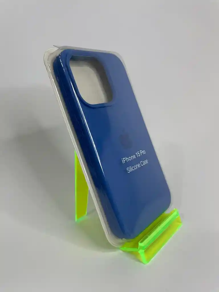 Silicon Case Iphone 15 Pro/azul