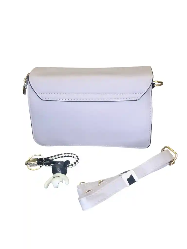 Bolso De Mano Diseño Elegante Color Lila