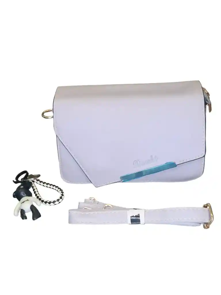 Bolso De Mano Diseño Elegante Color Lila
