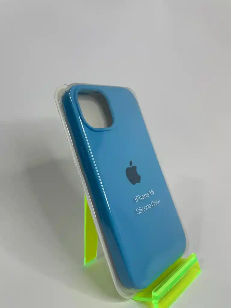 Silicon Case Iphone 15/azul Neon