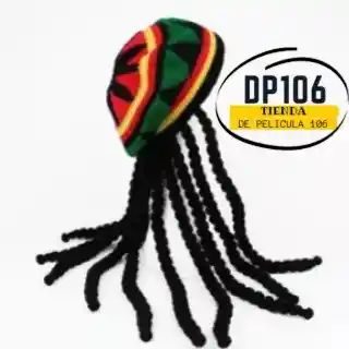 Gorro De Rastas, Boina De Rastas Jamaicana / Peluca Disfraz Halloween