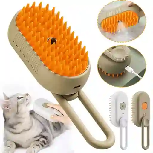 Cepillo Mascota Vapor Pulverizador Extensible						